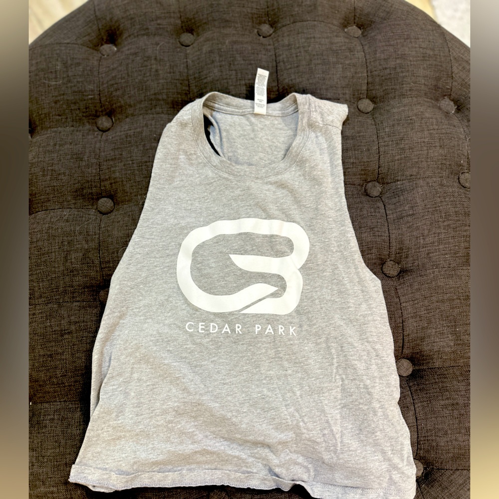 Grey Crop tank